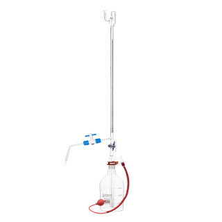 Eisco Labs: 50mL Automatic Zero Burette with 2000mL Reservoir & Stopcock_main