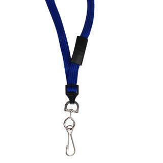 Blue Breakaway Lanyards with Swivel Hook, 12 Pack_main
