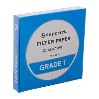 125mm Round Qualitative Filter Paper – Fast, Pack of 100_main