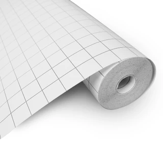 1 Inch Graph Paper Roll – 36” x 200’ Black Grid, Large Format Blueprint Paper, 24 lb Bond for Classroom, STEM, Math & Design Projects