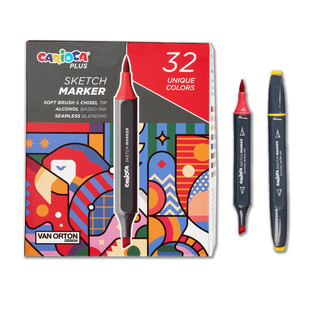 CARIOCA Plus Sketch Markers – 32 Count Markers per Box (Pack of 1 Box)_main