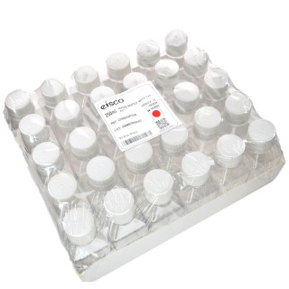 Eisco Labs: Pack of 30, 250mL Sterile PET Media Bottles with HDPE Caps, Leakproof, Tamper-Evident, Lab-Grade, Ideal for Lab Reagents, Buffers & Biopharmaceutical Processing_main