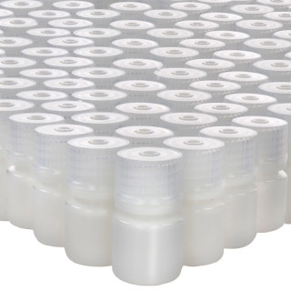 Eisco Labs: Bulk Pack of 2000, 8ml Narrow Mouth HDPE Translucent Reagent Bottles with Polypropylene Caps, Non-Sterile, Leak-Proof, Chemical Resistant -100 to 120°C Temperature Range_main