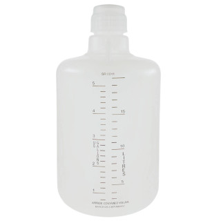 Eisco Labs: 20L Polypropylene Carboy with Silicone-Lined Cap, Autoclavable, Non-Sterile, No Spigot, 0-135°C Temperature Range, Leakproof Tested_main