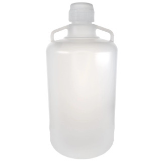 Eisco Labs: 25L Polypropylene Carboy with Silicone-Lined Cap, Autoclavable, Non-Sterile, No Spigot, 0-135°C Temperature Range, Leakproof Tested_main