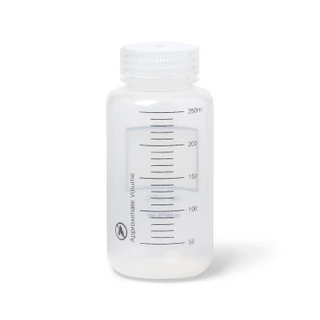 Unistore PP Graduated Wide Mouth Bottle 250ml 12Pack_main
