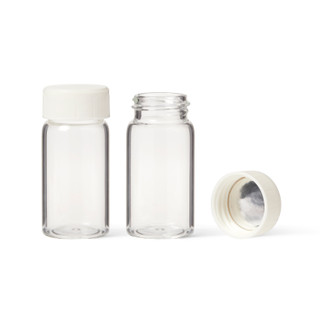 Scintillation Vials, 20ml with Unattched White Urea Cap (Size 24-400) and Cork Foil Liner, PK/500_main