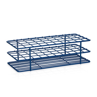 Blue Coated Wire Rack for 40 Tubes, 13–16 mm_main
