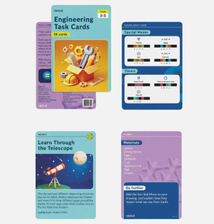 STEM Engineering Task Cards Kit Grades 3-5_main
