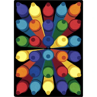 Colorific 5'4" x 7'8" Area Rug in Color Neon_main
