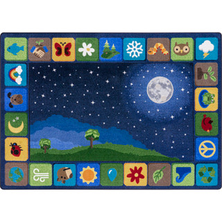 Peaceful Planet 7'8" x 10'9" Area Rug in Color Multi_main