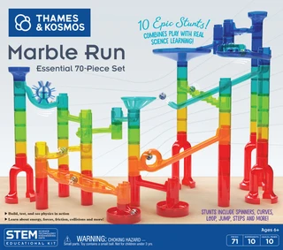 Thames & Kosmos Marble Run STEM Building Kit, 70-Piece Set_main
