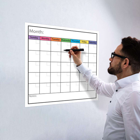 Repositionable, Low-Tac Peel & Stick - Calendar | Geyer Instructional