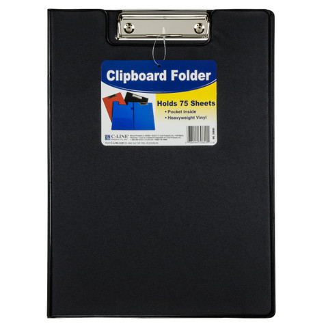 Clipboard Folder (Color May Vary) (Set of 12 Clipboards)