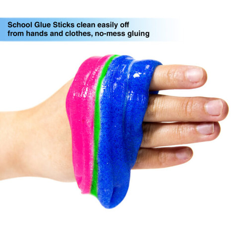 5 FL OZ (147 mL) Washable Clear Color School Glue 24 Packs
