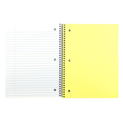 3-Subject Notebook, Wide Ruled, Assorted Colors | Geyer Instructional ...