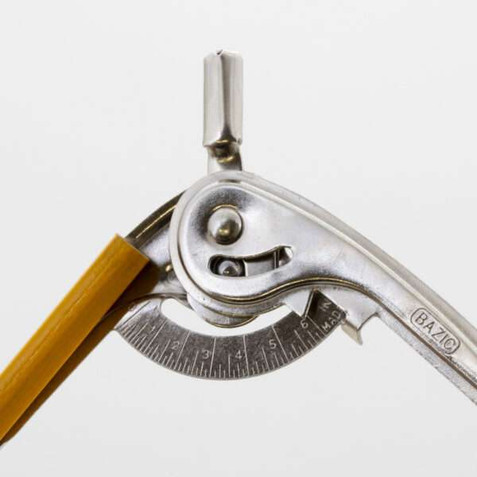 BAZIC Metal Ball Bearing Compass W/ #2 Wood Pencil – BAZIC Store