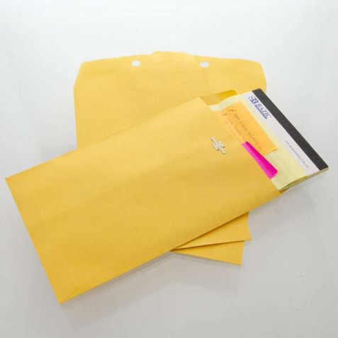 9" X 12" Clasp Envelope (100/Box) 5 Pack 222874