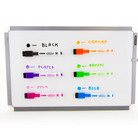 Bright Colors Magnetic Dry-Erase Markers (6/Pack) 12 Pack