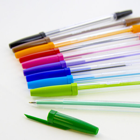 10 Pure Neon Color Stick Pen 24 Pack 