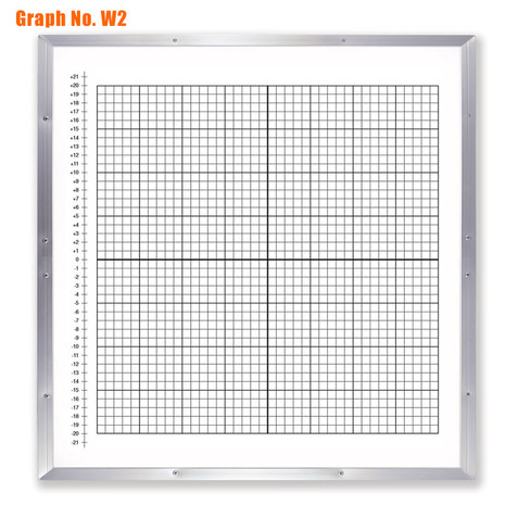 1" Grid with Bold XY Axis, Graph Dry Erase Board