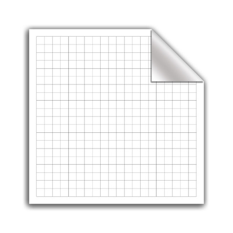 Low-Tac Peel & Stick Graph -20 x 20 squares
