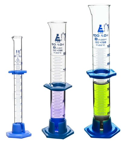 graduated cylinder drawing with label