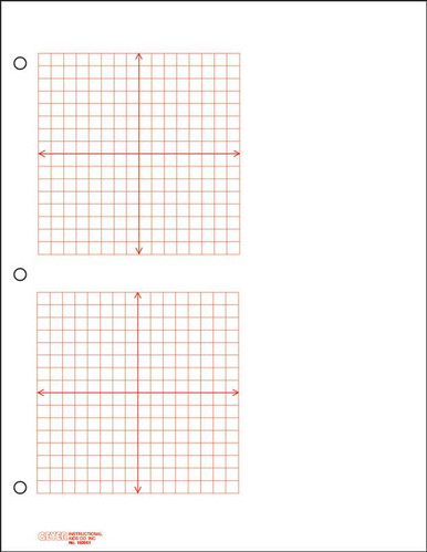 2 GRID XY GRAPH PAPER, 1/4