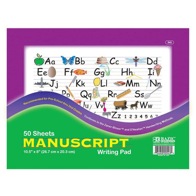 Ma Script Pad 50 Ct. 10.5