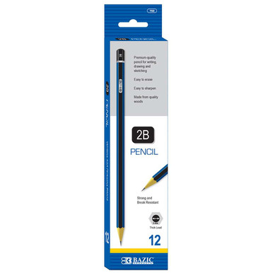 2B Premium Wood Pencil (12/Pack) 24 Pack | Geyer Instructional