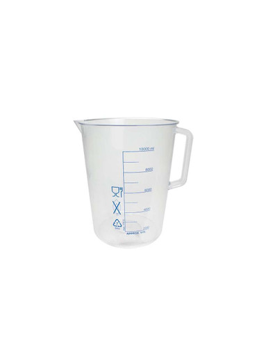 Beaker, PMP (TPX), Printed Graduations, 3000mL main image 0