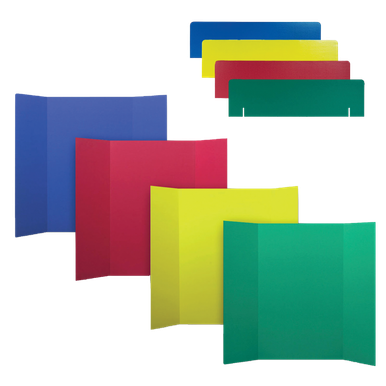 36 x 48 Project Board with Header Set - Primary Colors, Set of 24