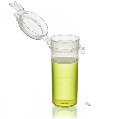 30mL Flip Top Sample Vial with Locking Tab, Bag of 200