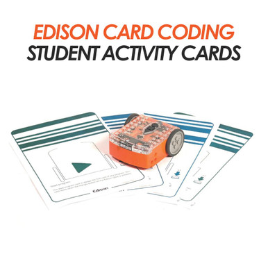 Edison Card Coding Student Activity Cards (18PT Cardstock)