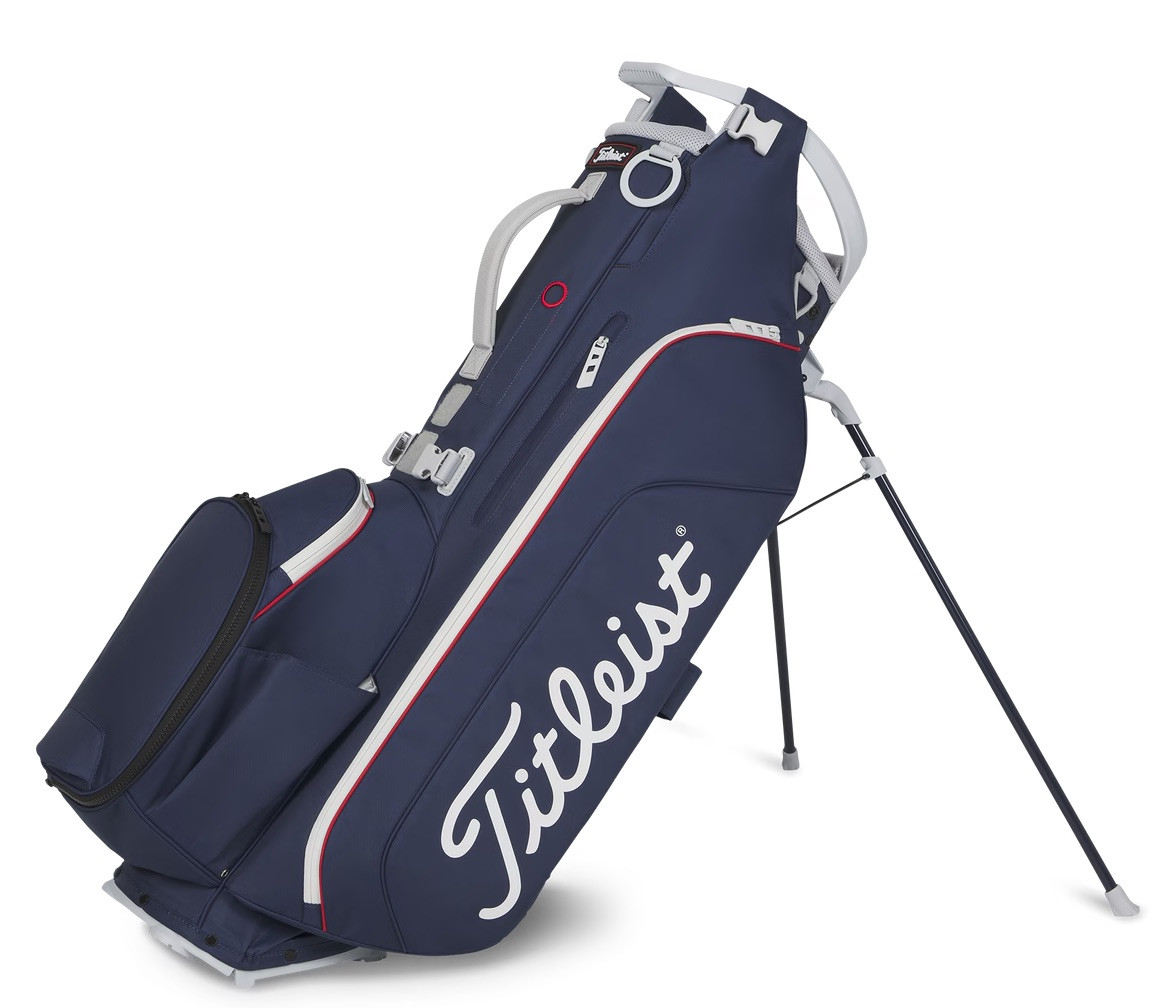 Titleist ネイビー キャディバッグ Titleist Golf Hybrid 5 Stand Bag | GolfBags.com