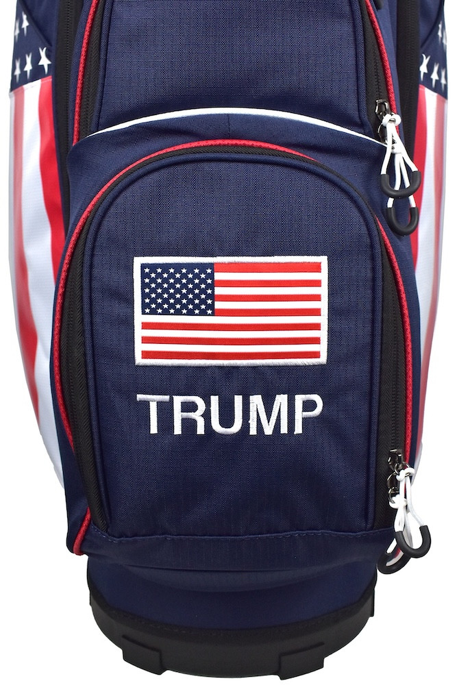 Trump Backpack Hot-Z Golf USA Flag TRUMP Cart Bag | GolfBags.com