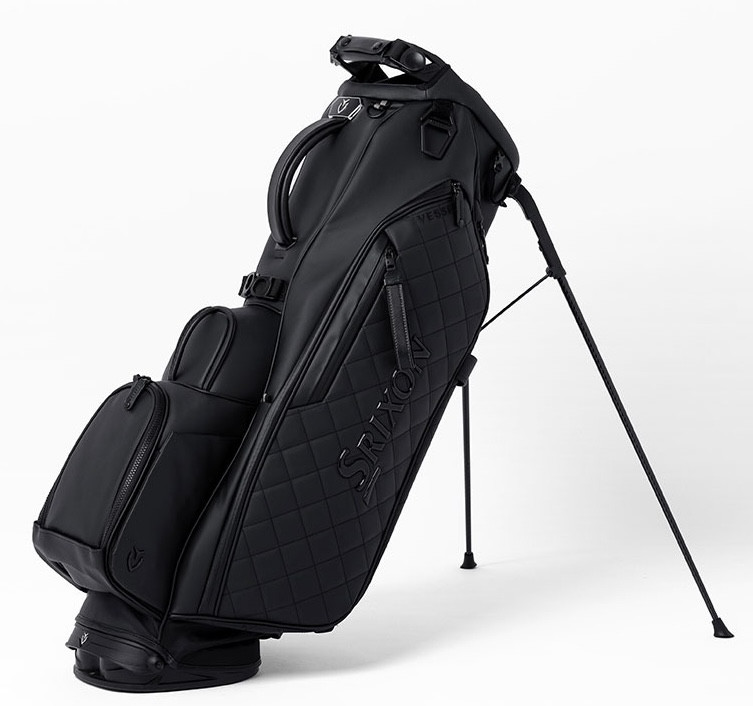 Srixon スタンドゴルフバッグ ブラック Srixon Golf Blackout Vessel Stand Bag | GolfBags.com