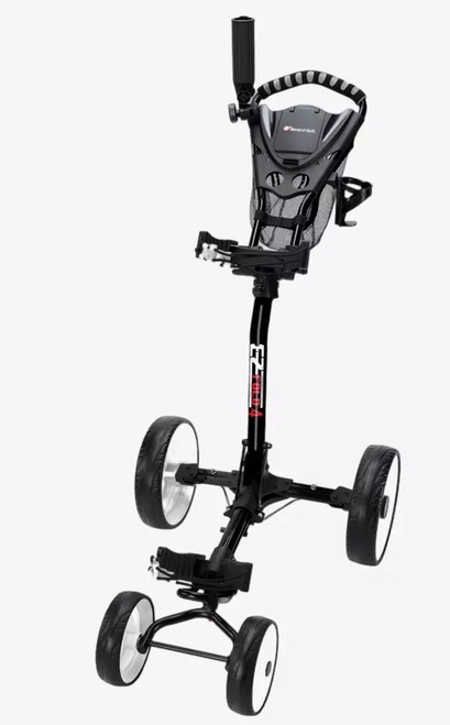 Jef World Of Golf EZ Fold 4-Wheel Push Cart - Image 1