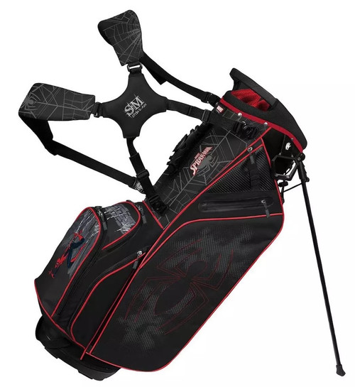 Team Effort Golf Marvel Spiderman Caddie Carry Hybrid Bag - Image 1