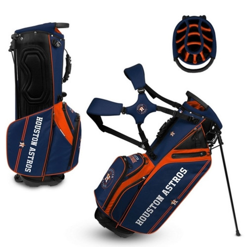 Team Effort Golf MLB Houston Astros Caddie Carry Bag - Image 1