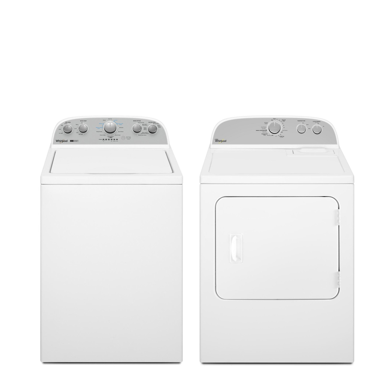 Duo de lessive Whirlpool avec agitateur