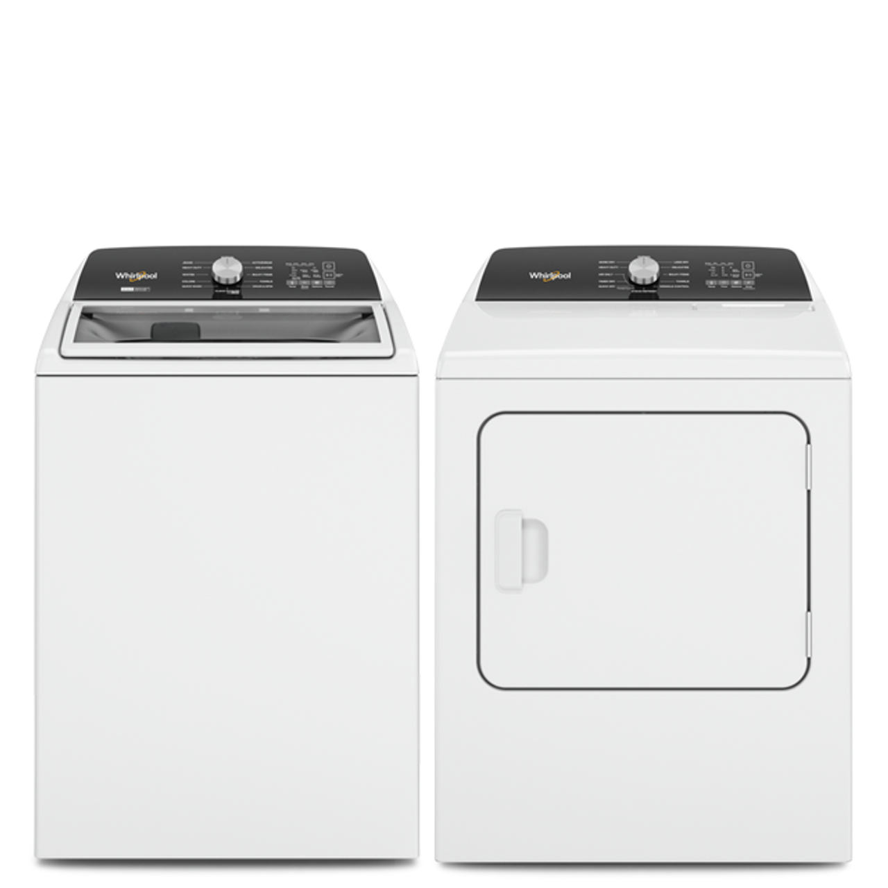 Duo de lessive Whirlpool en blanc