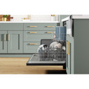 Lave-vaisselle avec système de lavage intelligent de 24 po Whirlpool® et un panier supérieur haut WDT740SALB