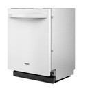 Whirlpool® Lave-vaisselle affleurant aux armoires en noir avec 3ᵉ panier - 44 dBA WDT550SAPW