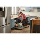 Whirlpool® Lave-vaisselle affleurant aux armoires en noir avec 3ᵉ panier - 44 dBA WDT550SAPW