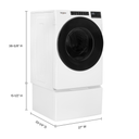 Whirlpool® Laveuse à chargement frontal avec cycle de lavage rapide - 5.8 pi cu WFW6605MW