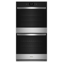 Whirlpool® Four mural double intelligent avec friture à air de 10 pi cu WOED7030PZ