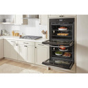 Whirlpool® Four mural double intelligent avec friture à air de 10 pi cu WOED7030PV