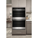 Whirlpool® Four mural double avec friture à air si connecté - 10 pi cu total WOED5030LZ