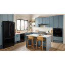 Whirlpool® Lave-vaisselle affleurant aux armoires en noir avec 3ᵉ panier - 44 dBA WDT550SAPB